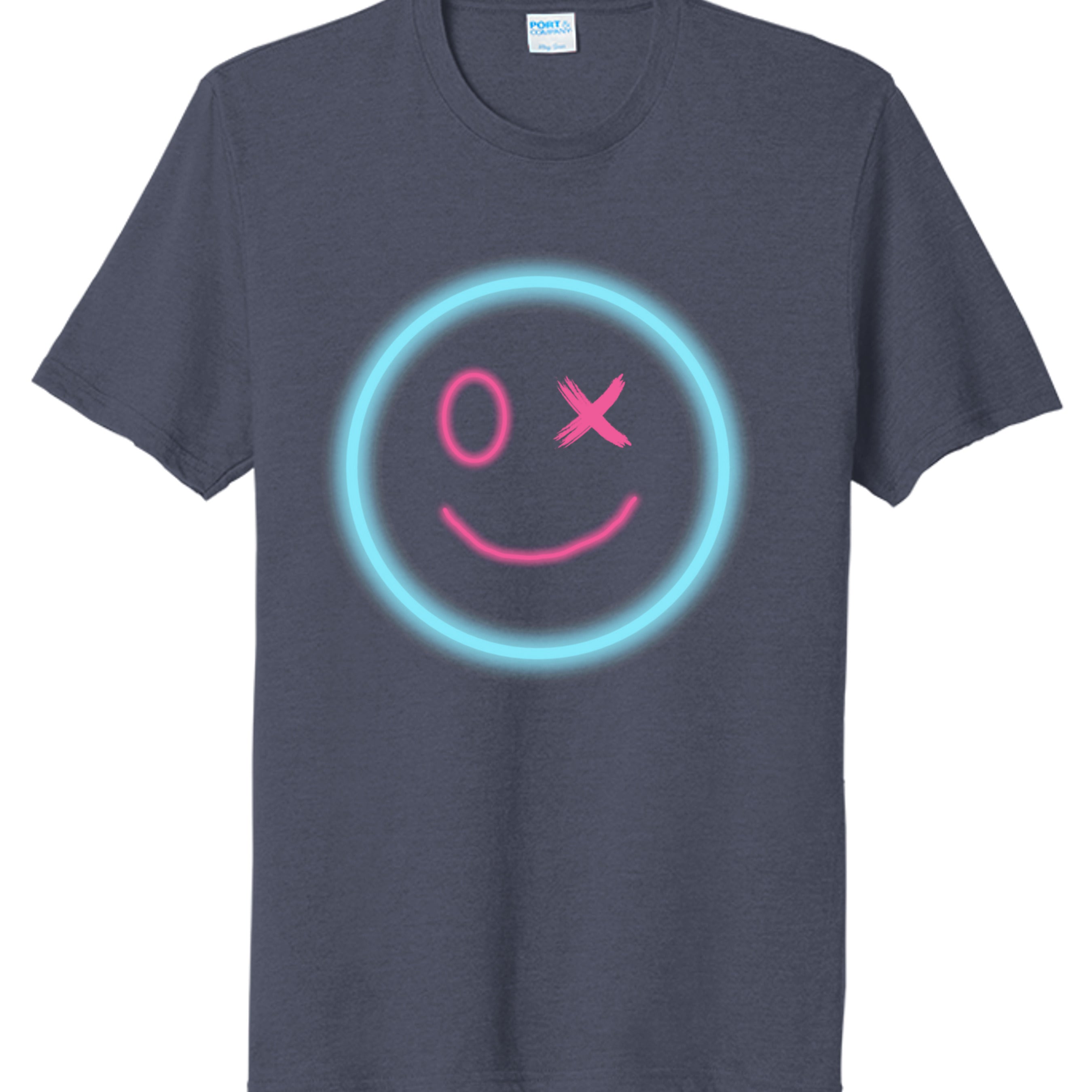 Team Navy Heather - PC330 - FRONT